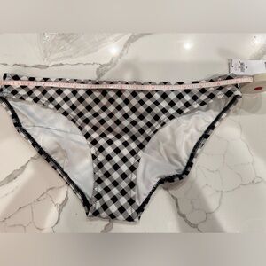🌸Old Navy Black and White Gingham Bikini Bottoms Size Medium🌸